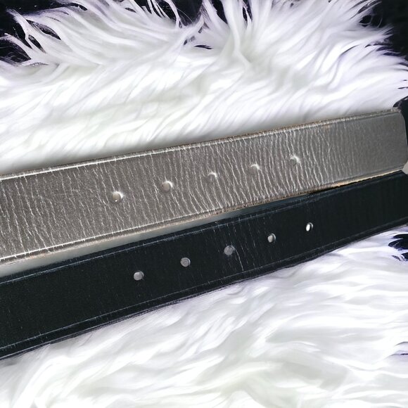 NWT FOSSIL Qty 2 MED Genuine Leather Belts Designer Belts - Picture 7 of 14